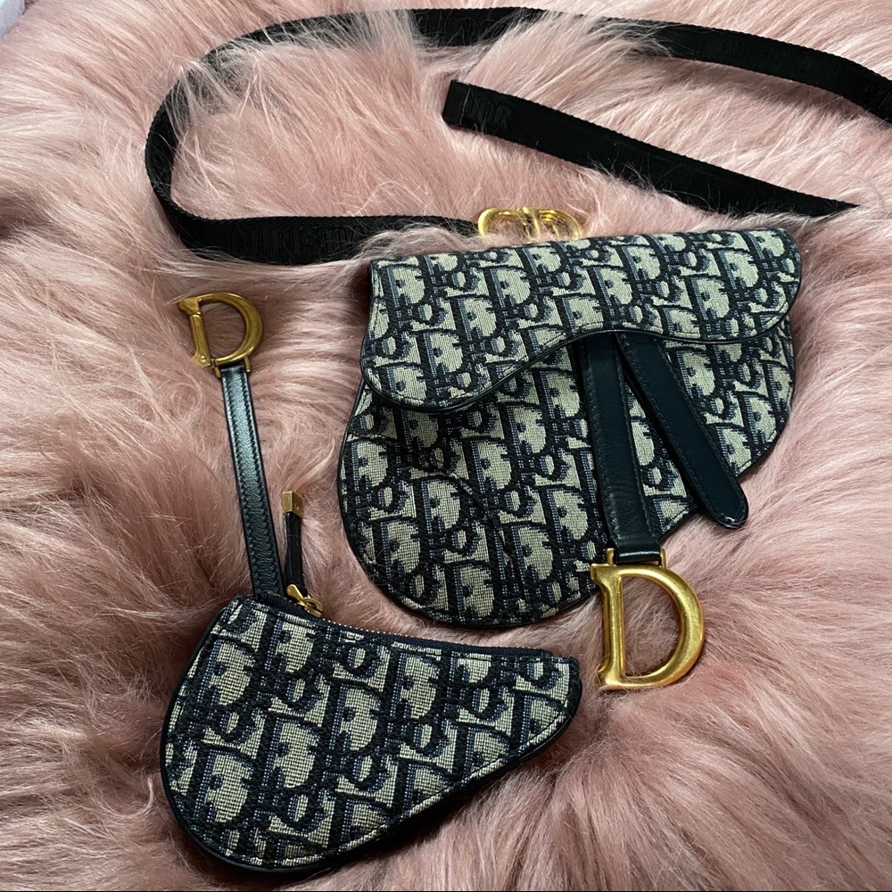 🔥NEW DREAM Dior Saddle Belt Bag x 2 belts Bundle - Picture 1 of 8